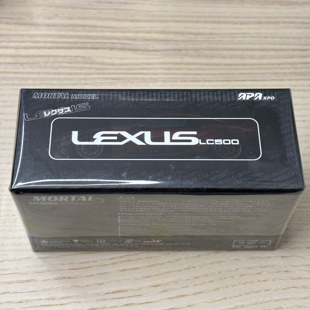 【限定299】Mortal 1/64 レクサス LC500（レッド）