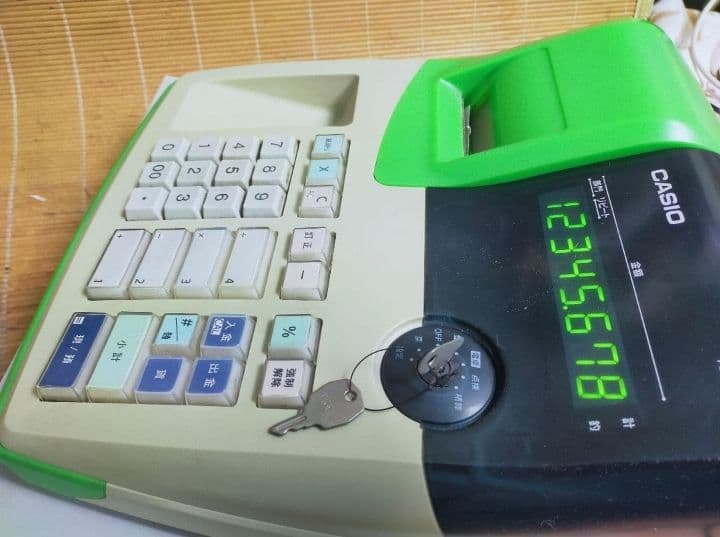 カシオレジスター　106ER　簡単便利特殊　送料込　832011