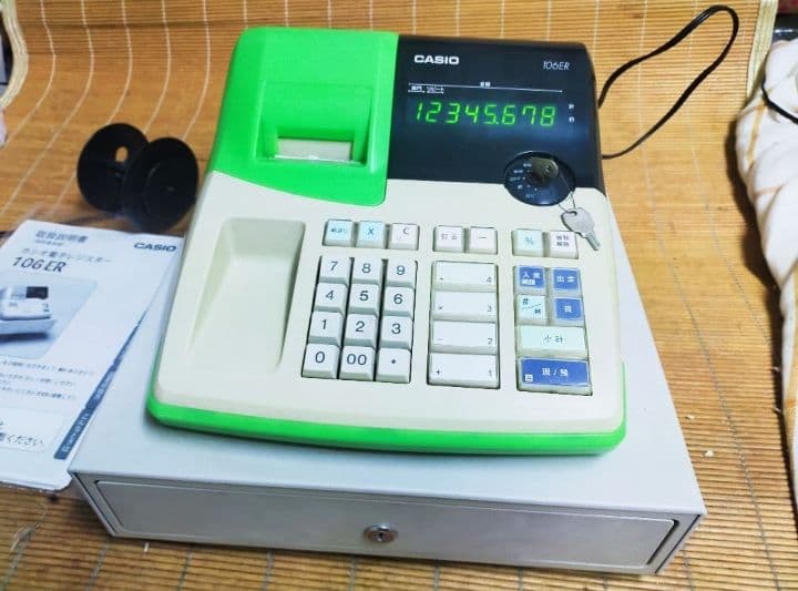 カシオレジスター　106ER　簡単便利特殊　送料込　832011