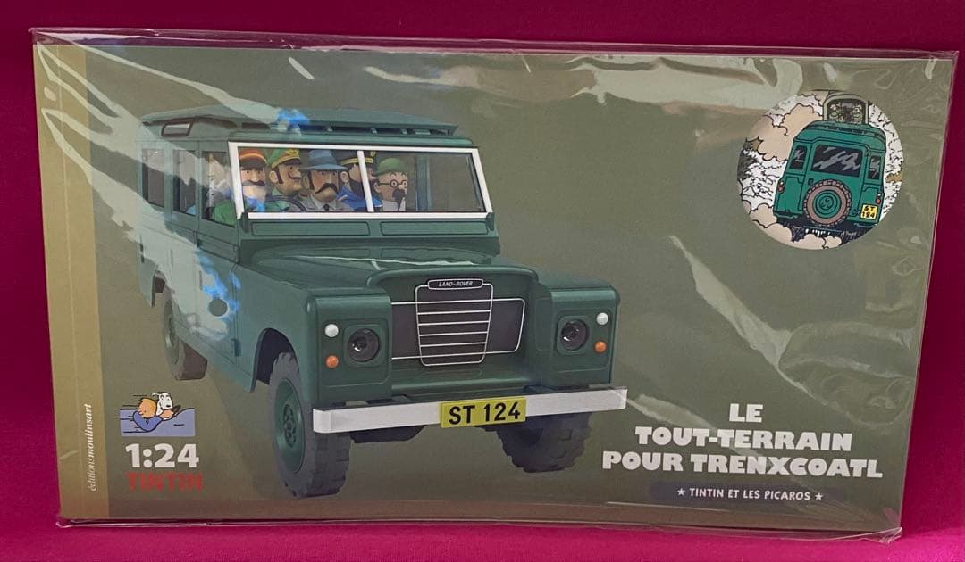 【タンタンTintinの車 LAND-ROVER ランドローバー 1/24】
