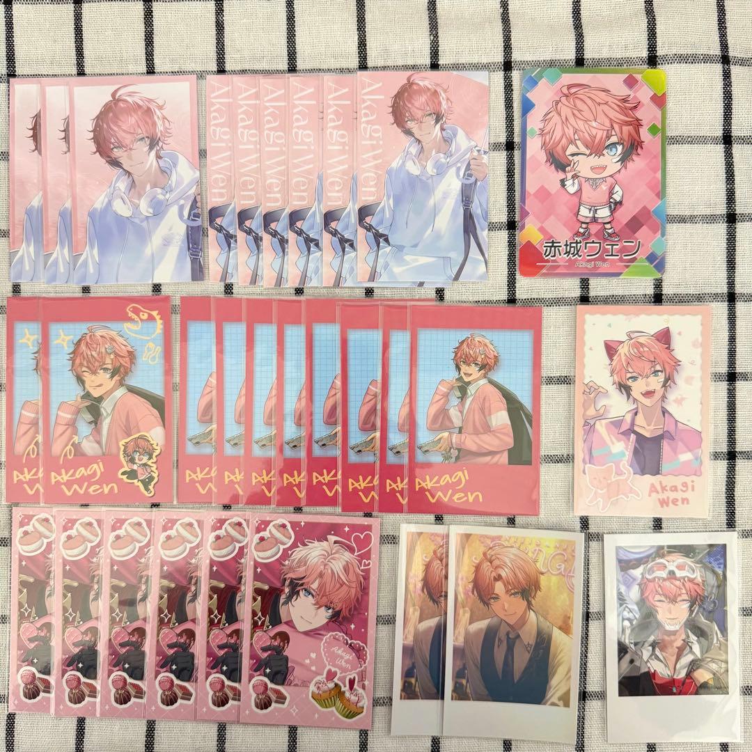 にじさんじ 赤城ウェン まとめ売り チェキ アクスタ 特典 コロッタ パレット