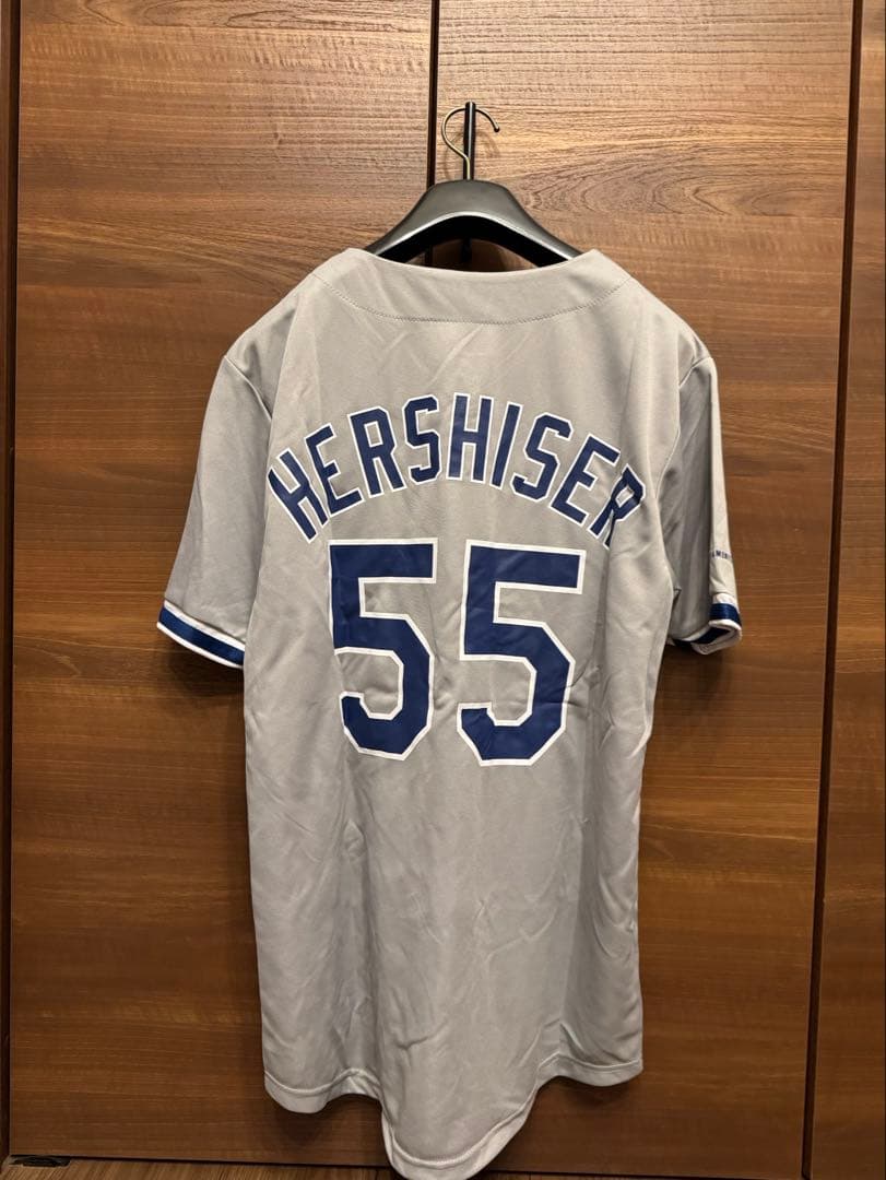 【レア/Mサイズ】ドジャース 伝説の右腕 ハーシュハイザー 復刻ユニフォーム