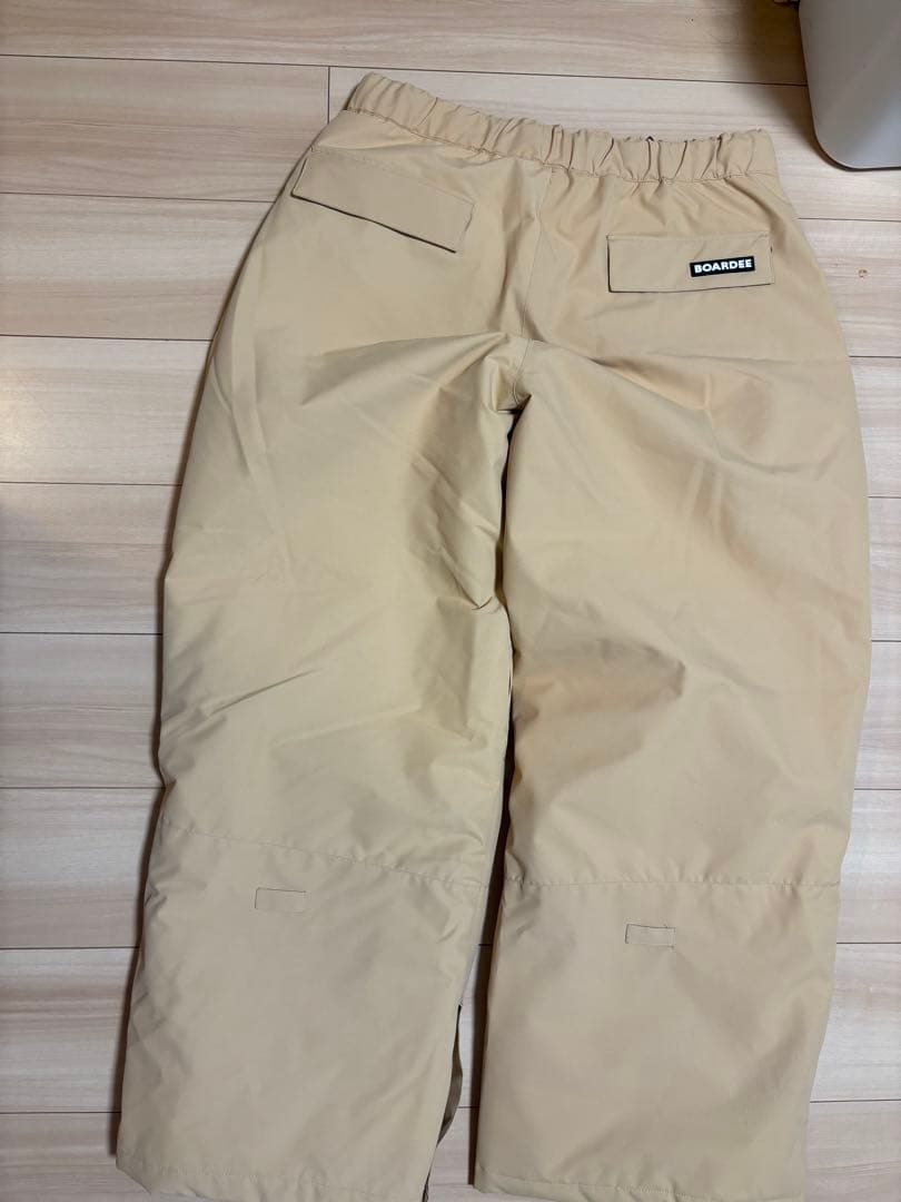 BOADEE ベージュ スノーボードウェア 上下セット