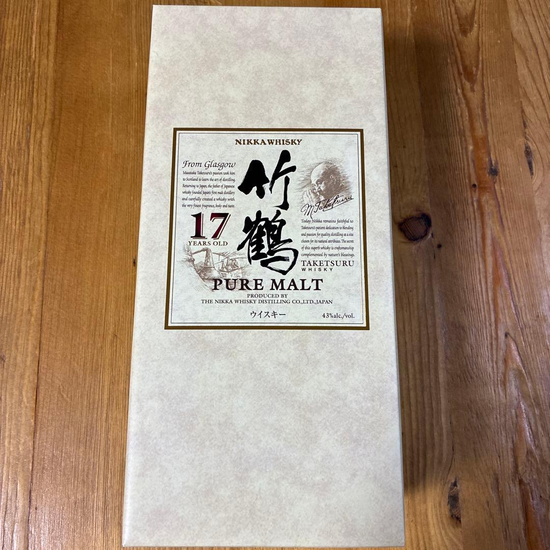 竹鶴 PURE MALT 17年 新品　箱付　ニッカウイスキー　700mm⭐︎