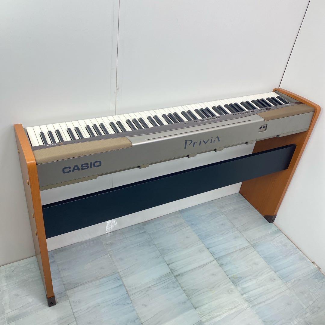 送料無料 カシオ 電子ピアノ PriviA PX-110 純正スタンド付き