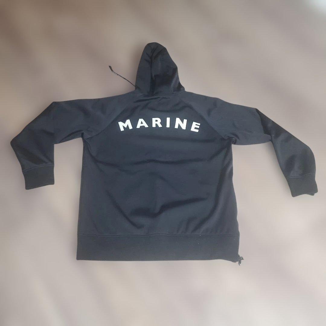 MUTA MARINE フード付ナイロンパーカーsize7(XL)黒