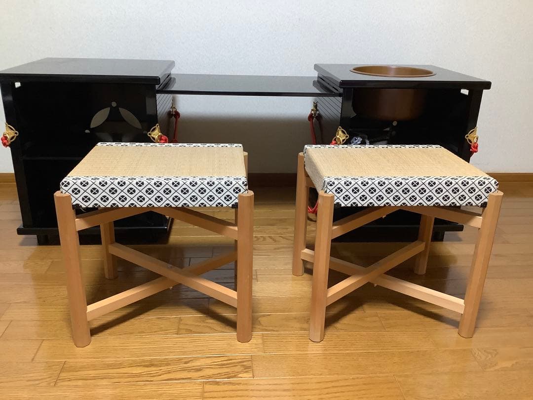 立礼棚　御薗棚　茶道具　茶会席