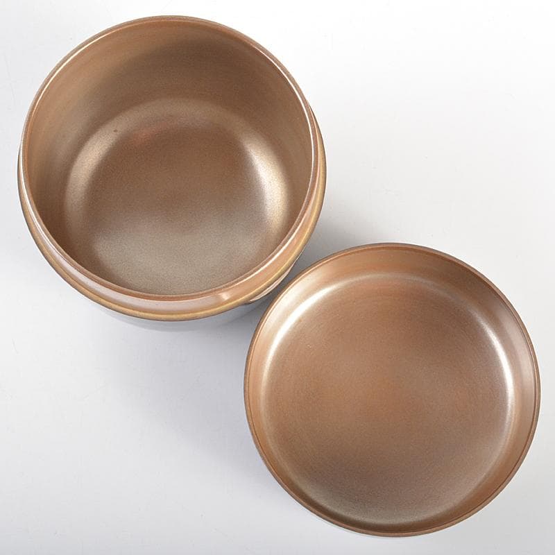 茶道具　山中塗　塗師　辻石斎造　一葉蒔絵　内銀留　大棗　共布共箱　D　R6869