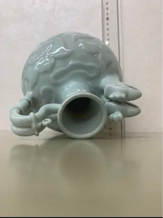 中国青磁壷　骨董　唐物　古美術　コレクション　日本骨董？！　江戸　青磁