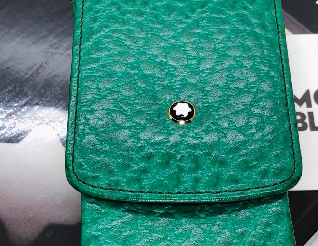 モンブラン　マイスターシュテイック★かなり入手の難しいルグラン本革★大型3本差し