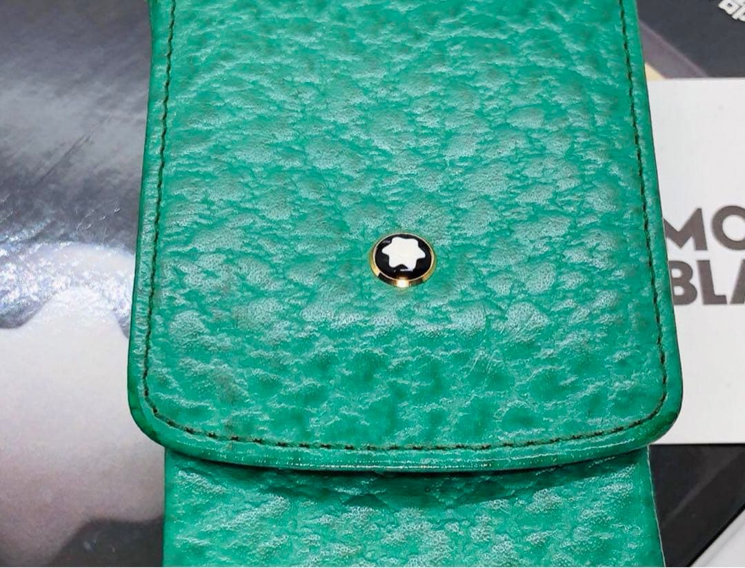 モンブラン　マイスターシュテイック★かなり入手の難しいルグラン本革★大型3本差し