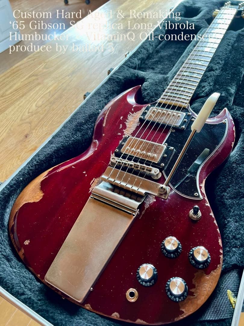 Hard Aged ‘65 SG replica Vibrola-unit