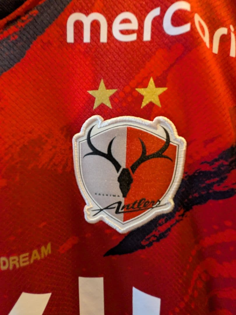 鹿島アントラーズ ユニフォーム　サイズM レプリカ　番号なし