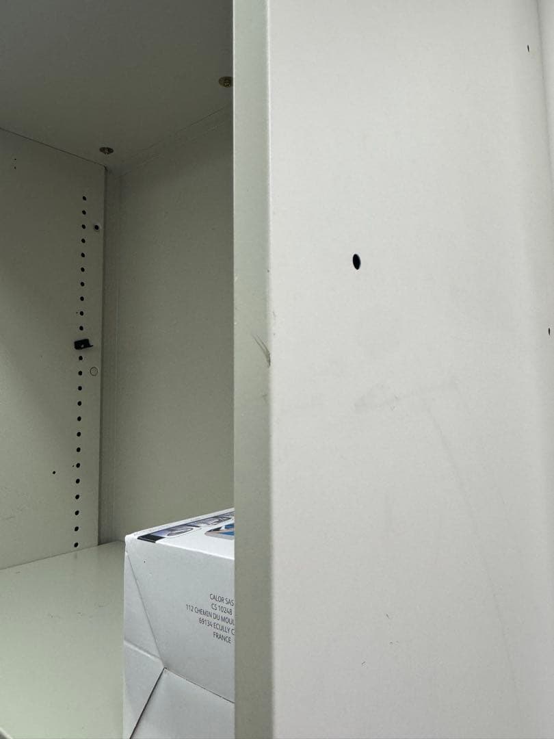 ②オカムラ ３段キャビネット幅800 奥行き450 高さ1200mm