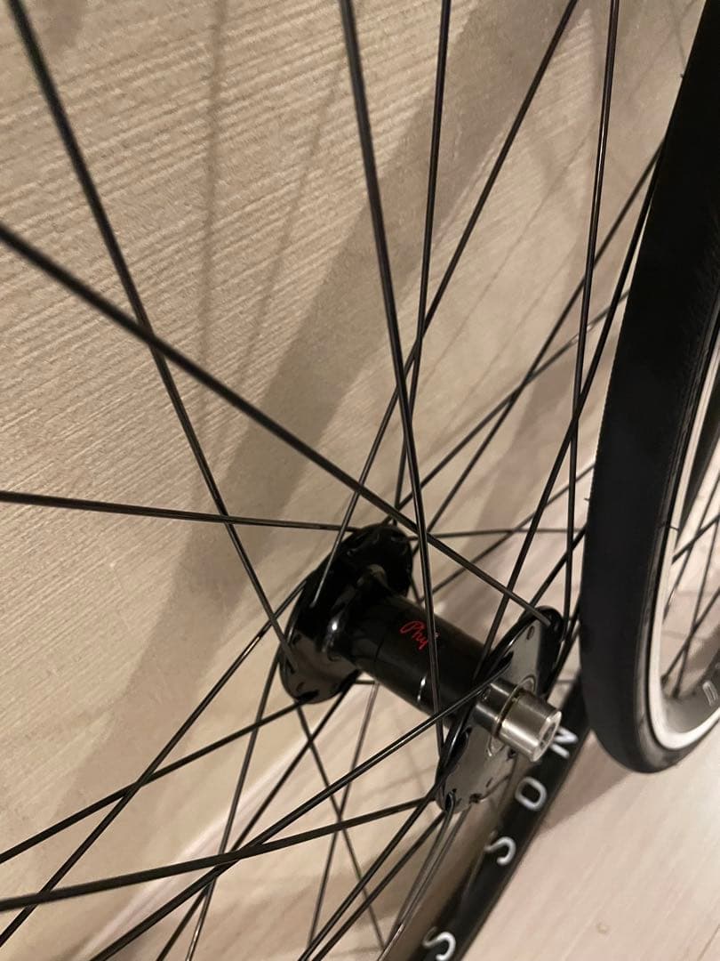 前後セット　H PLUS SON リム　フィルウッドハブ　完組ピストホイール