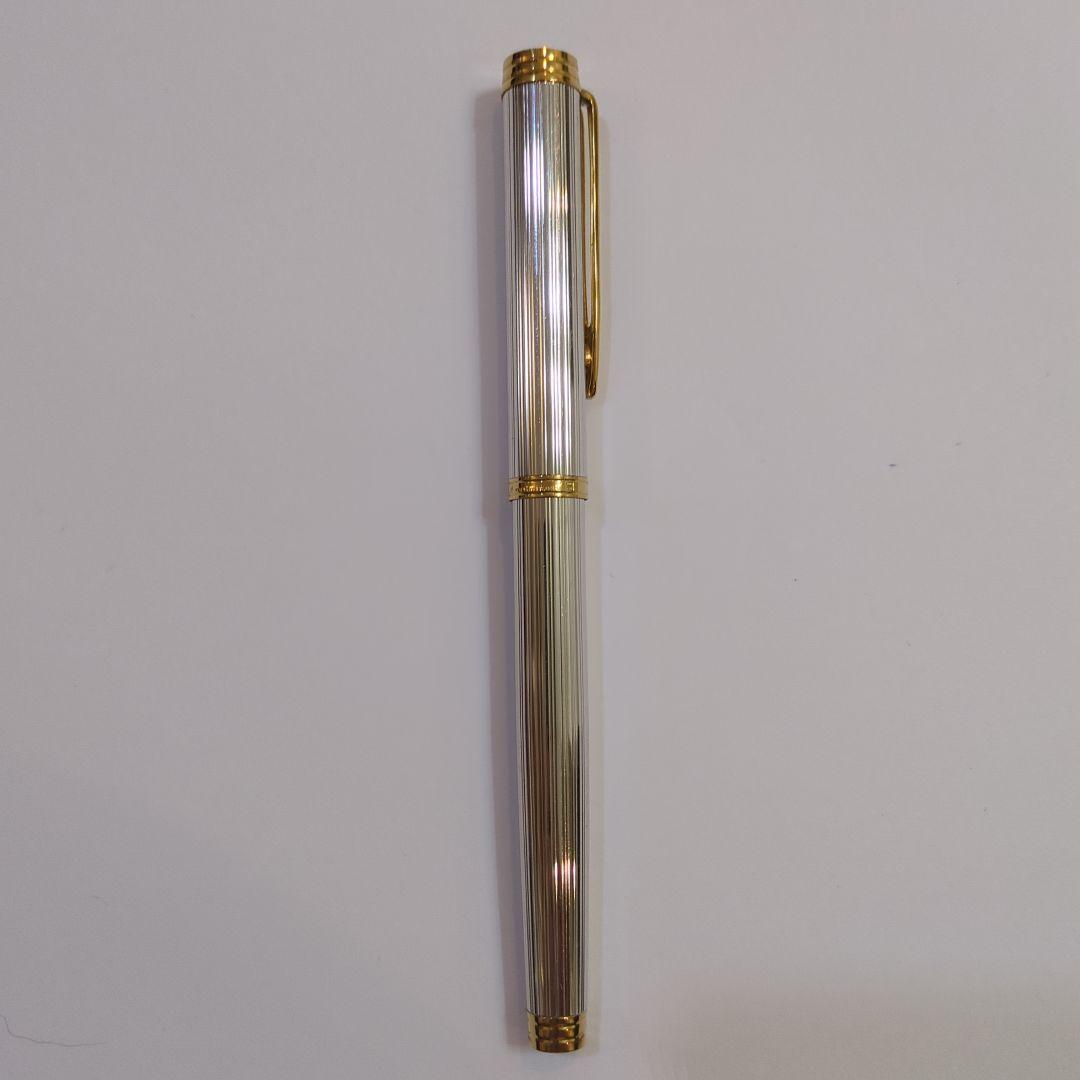 ウォーターマン　PARIS　万年筆　F　細字　ボールペン　スターリングシルバー