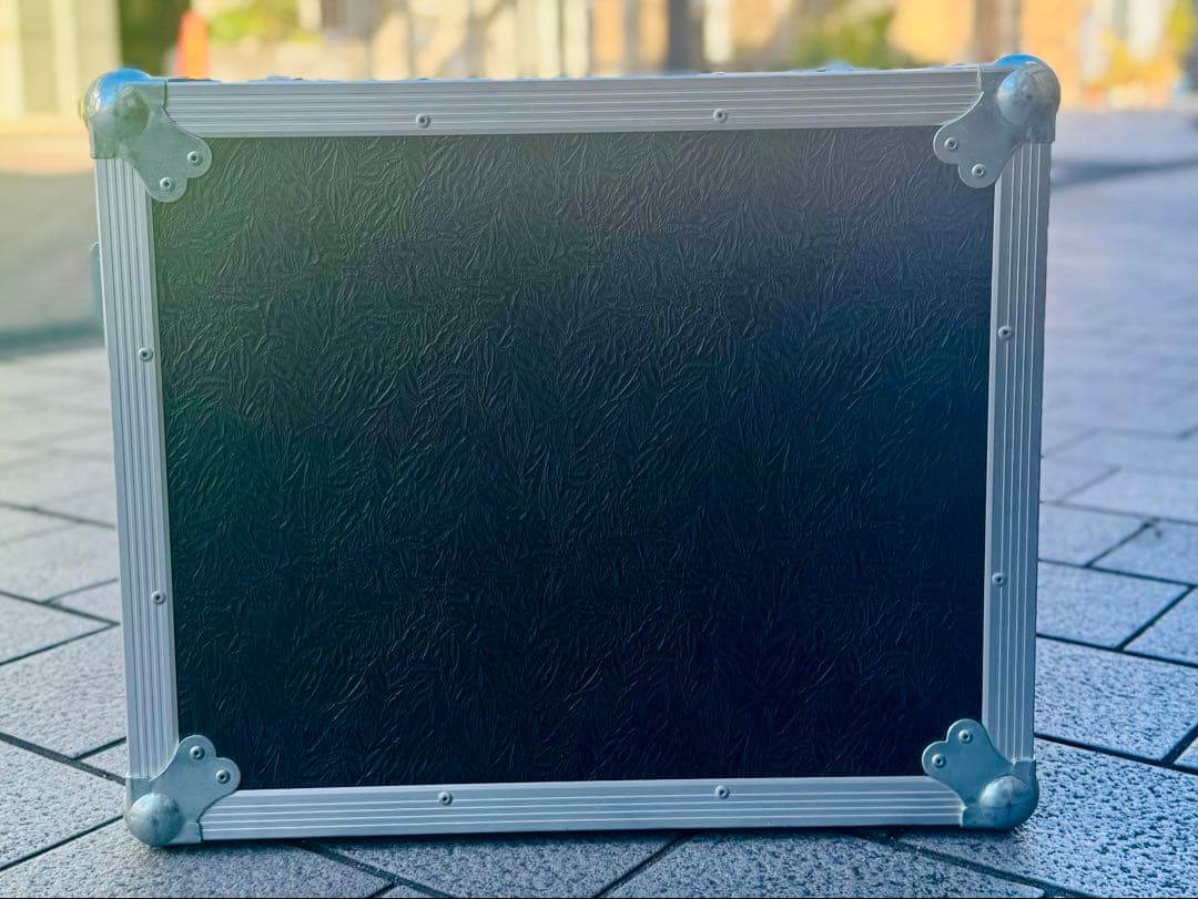 9Uラックケース アルミ製 黒