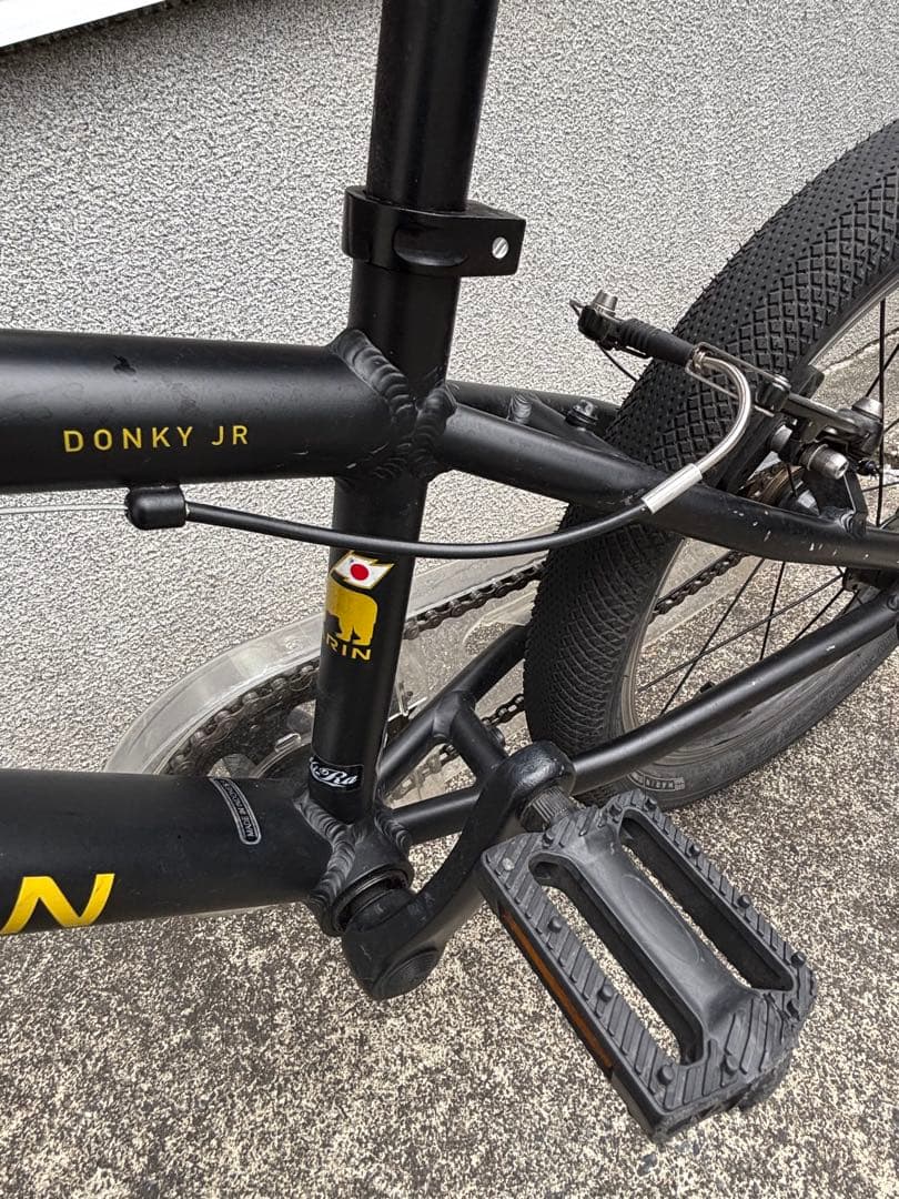 マリン　18インチ　マットブラック　キッズ自転車