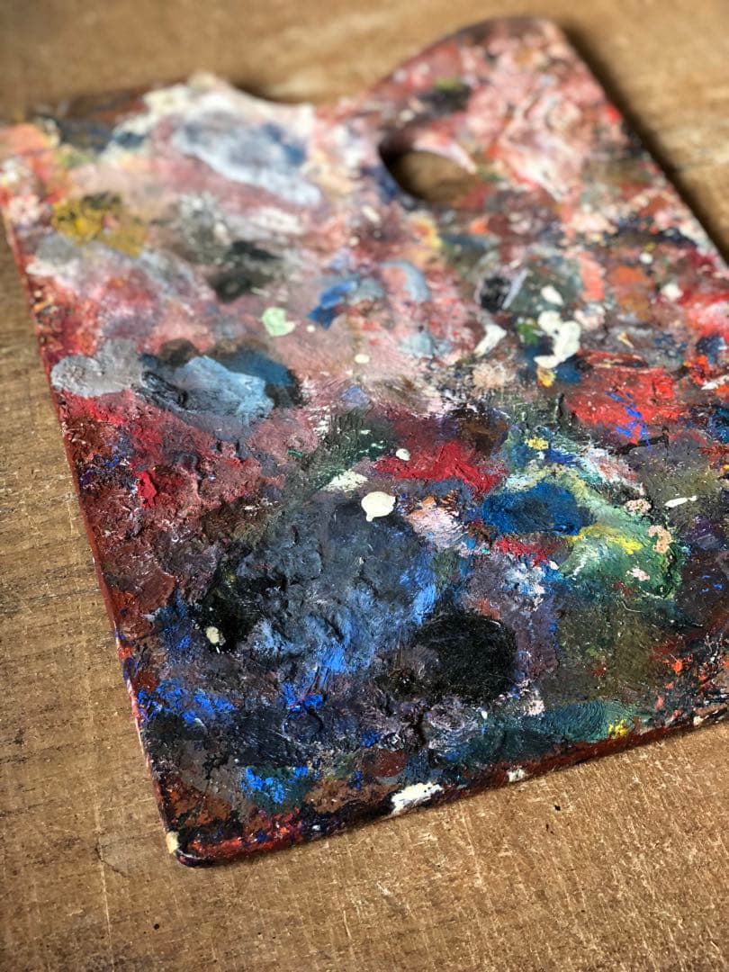 ビンテージパレット　ブロカント　花台　壁飾り　多分ヨーロッパのもの