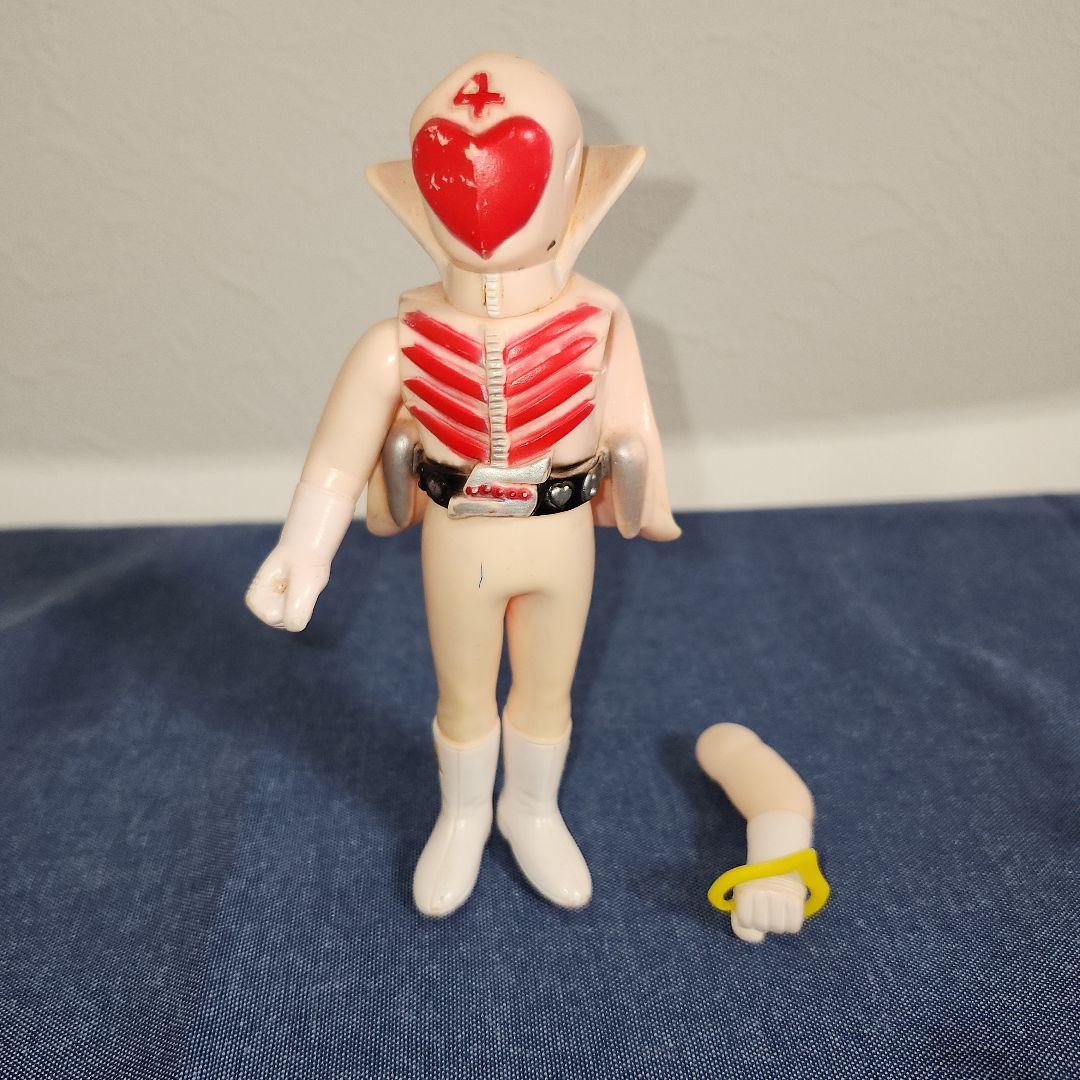 ゴレンジャー　ソフビ　当時物　5体セット　モモレンジャー　腕取れ　1体オマケ付き