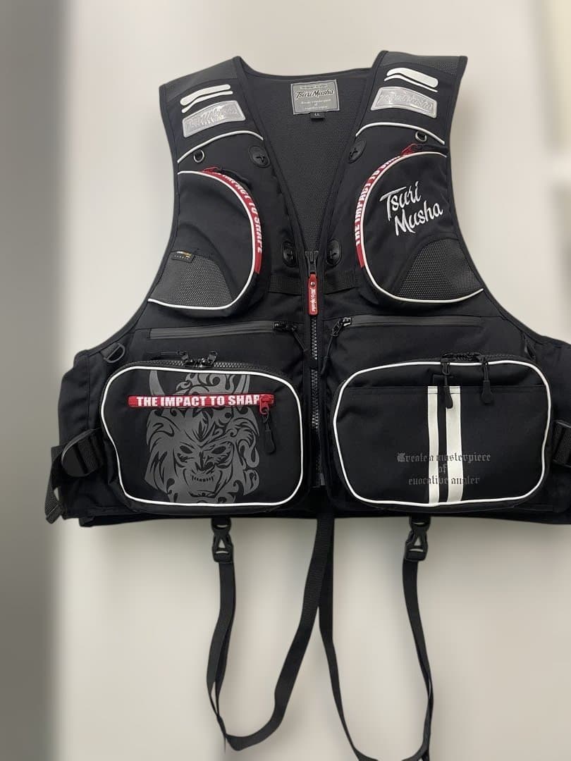 釣武者Mushaフェイスコーデュラフローティングベスト　LL