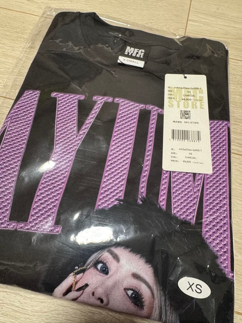 浜崎あゆみ　MFC Store コラボTシャツ　黒XSサイズ