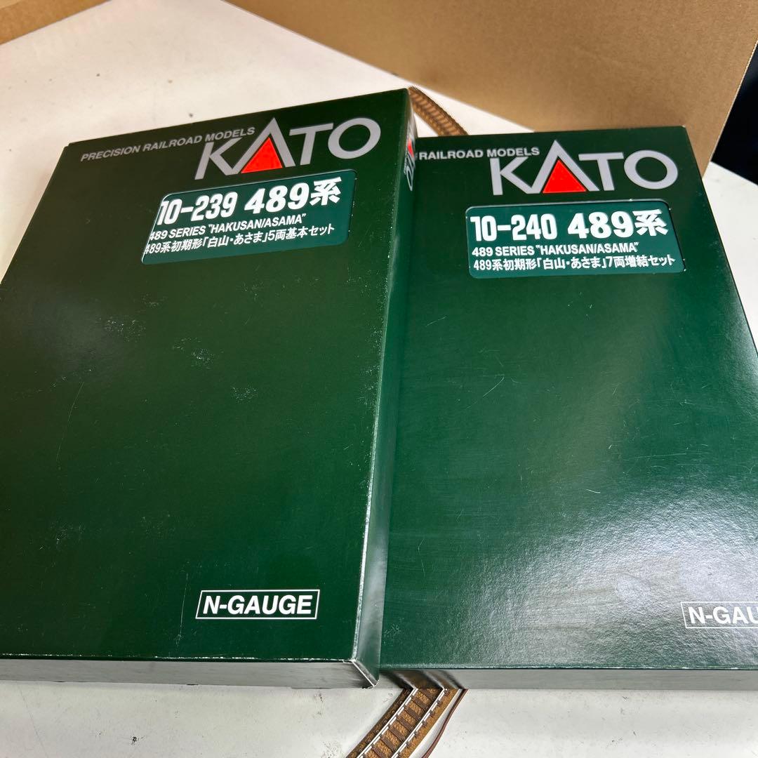MM062【未走行品】KATO 489系初期形(白山・あさま) 基本 増結セット