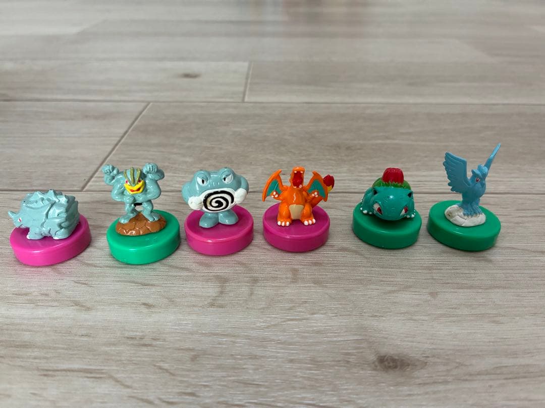 ポケモン フィギュア　スタンプ6体セット