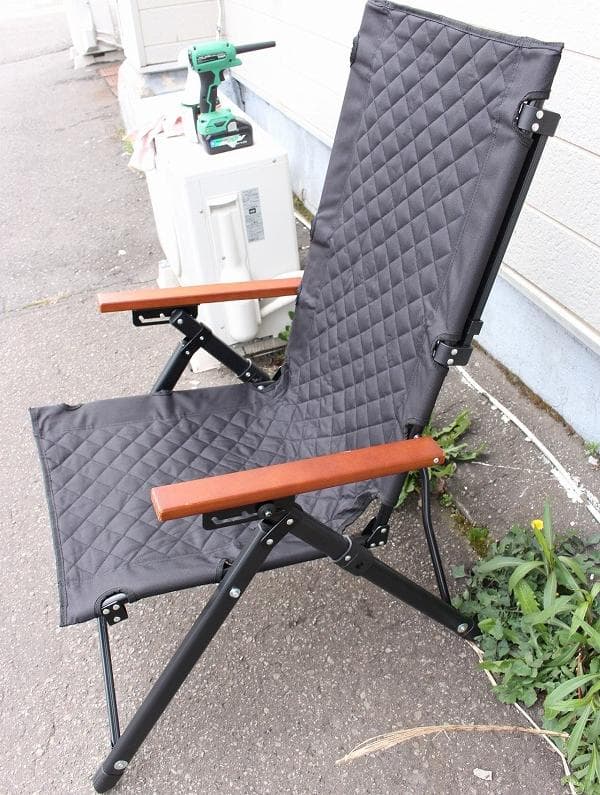 アルペン アウトドアーズ ハイバックチェア ブラック