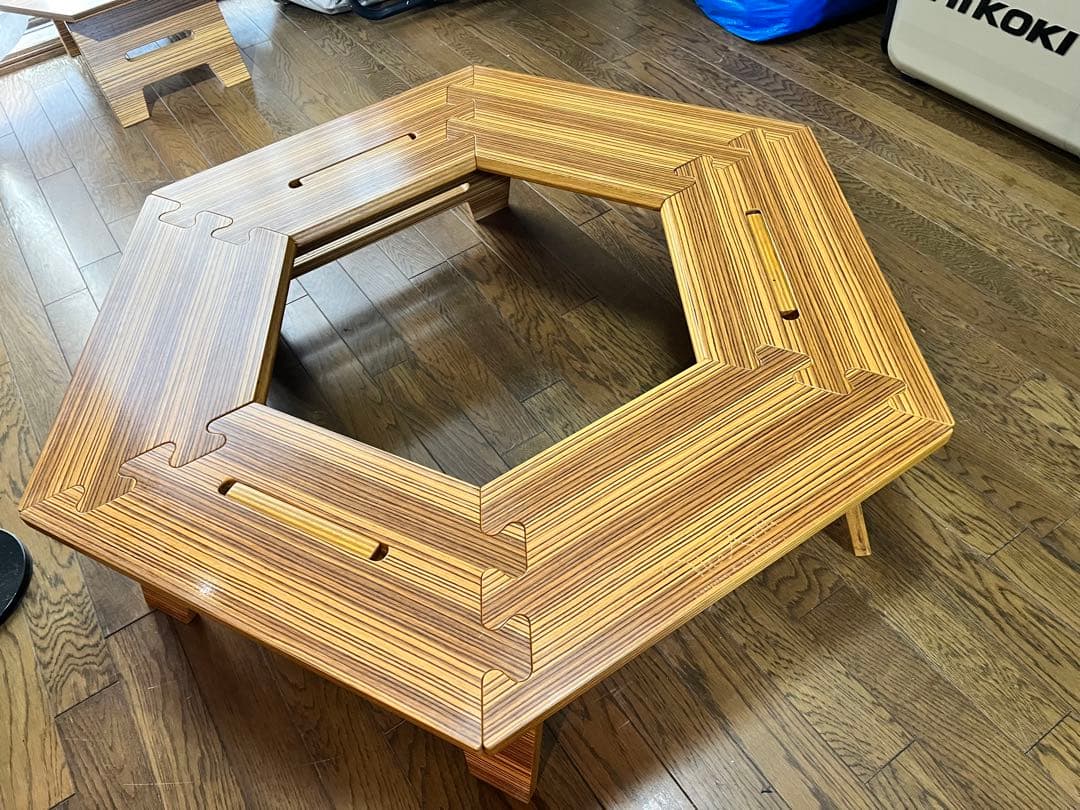 Thearth ヘキサテーブル　しま次郎