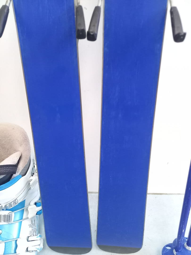 K2 ジュニアスキー3点セット　板124cm　ブーツ21.5ｃｍ