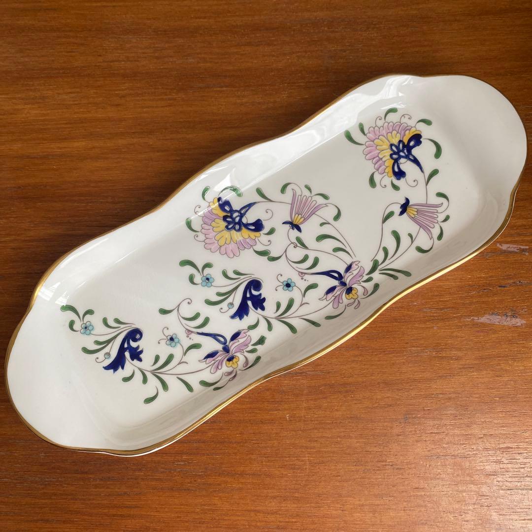 コールポート ベイジェント　青い小花　ミニチュア　ティーセット