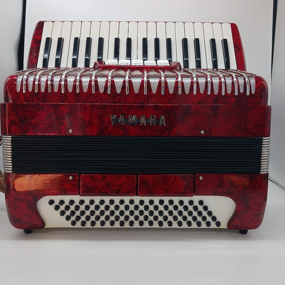 y*6様 YAMAHA アコーディオン 赤 37鍵 120ボタン