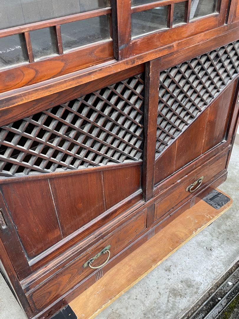 中国で購入した古い箪笥　唐木　購入前にコメント下さい