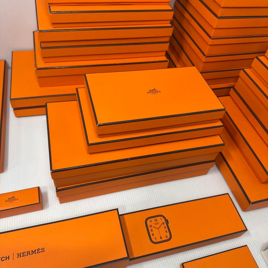 HERMES エルメス 超超大量 空箱 56個 まとめ売り オレンジボックス