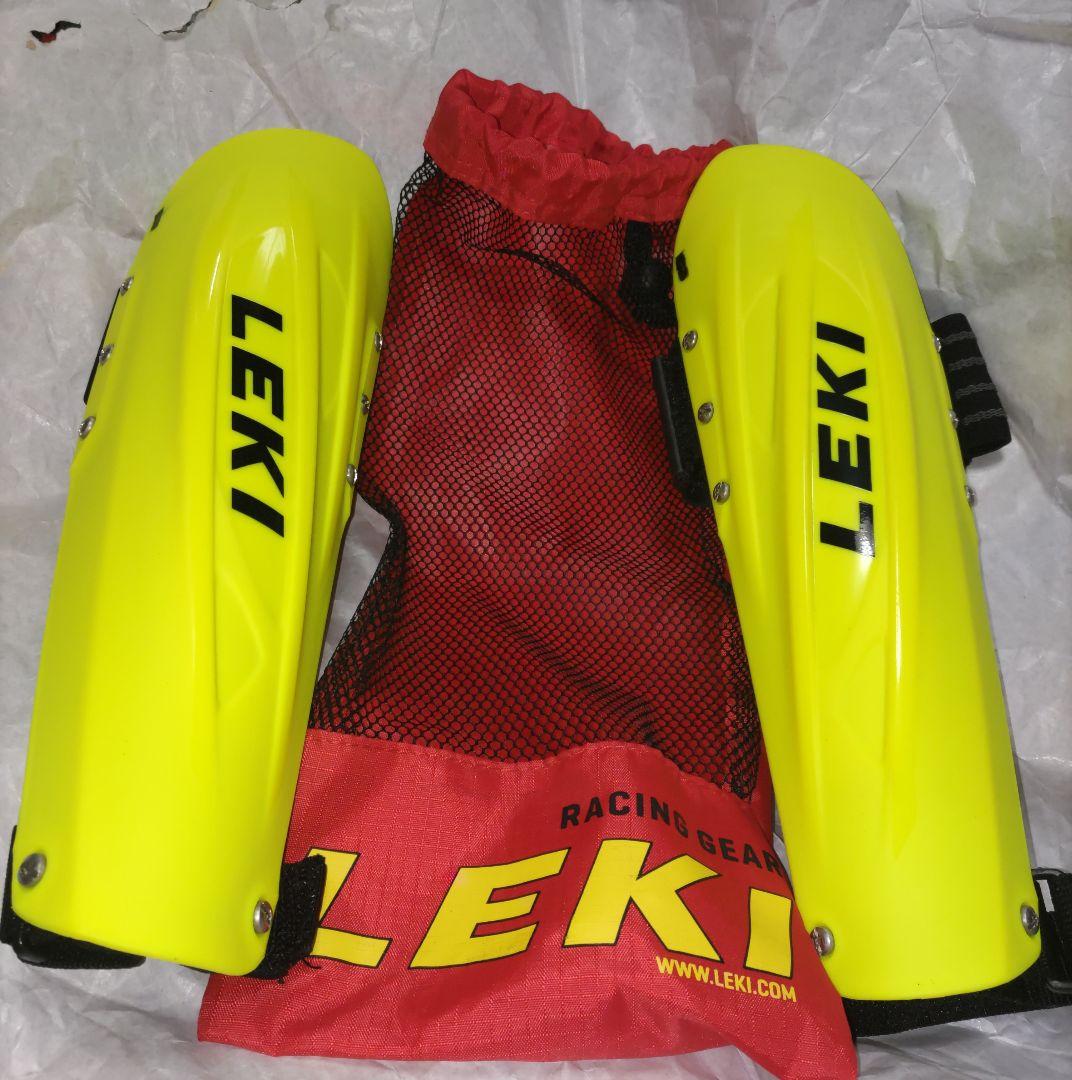 未使用保管品 LEKI レキ アームガード ネオンイエロー