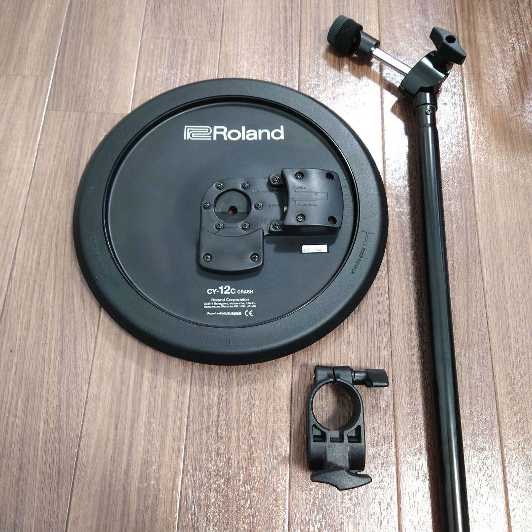美品 Roland CY-12C BK クラッシュ シンバルマウント ②