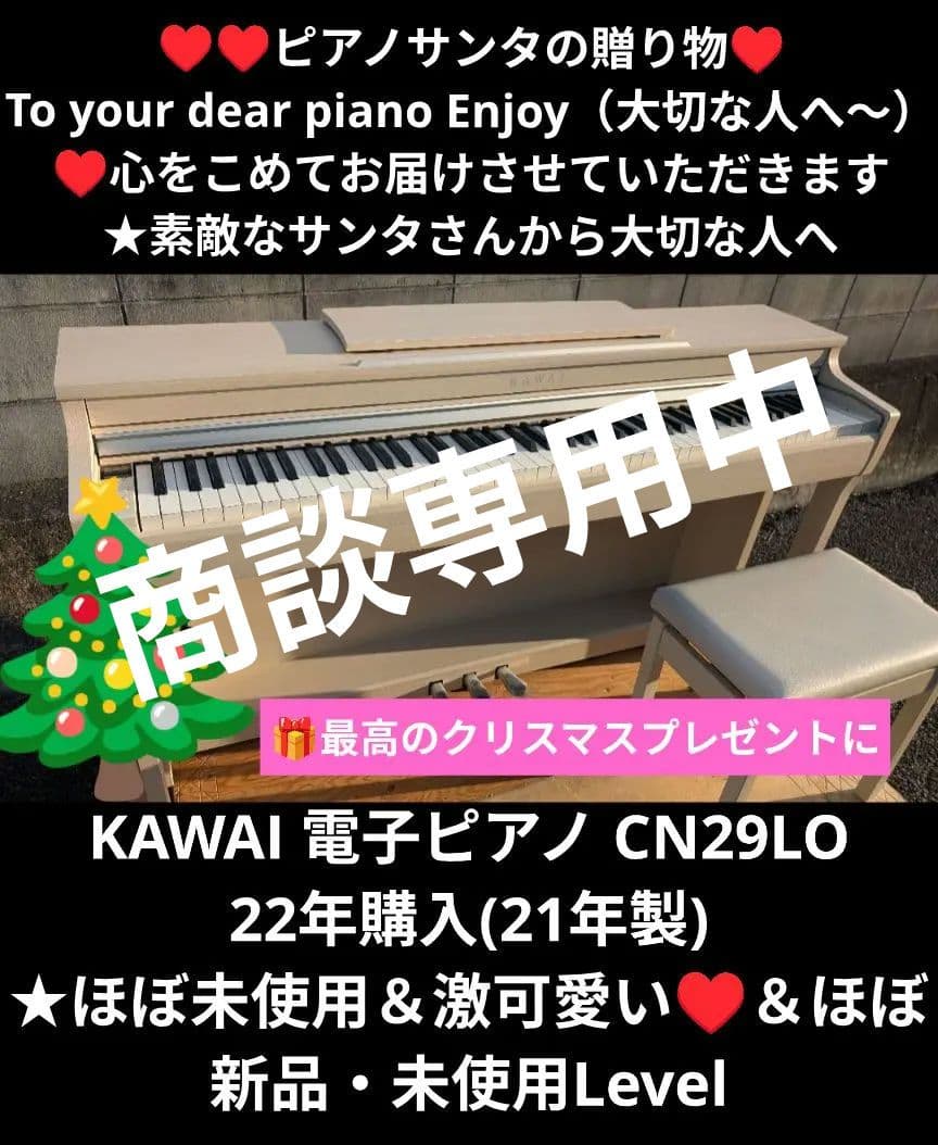 送料込み KAWAI 電子ピアノ CN29LO 22年購入ほぼ未使用＆激可愛い♥