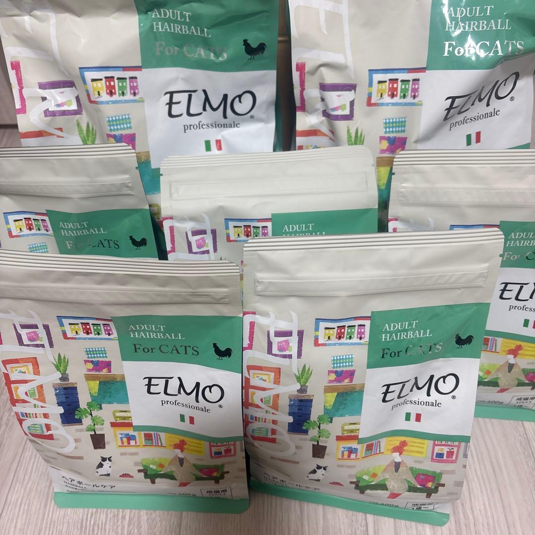 ELMO 　キャットフード 2kg☓2　400g☓5　合計6キロ