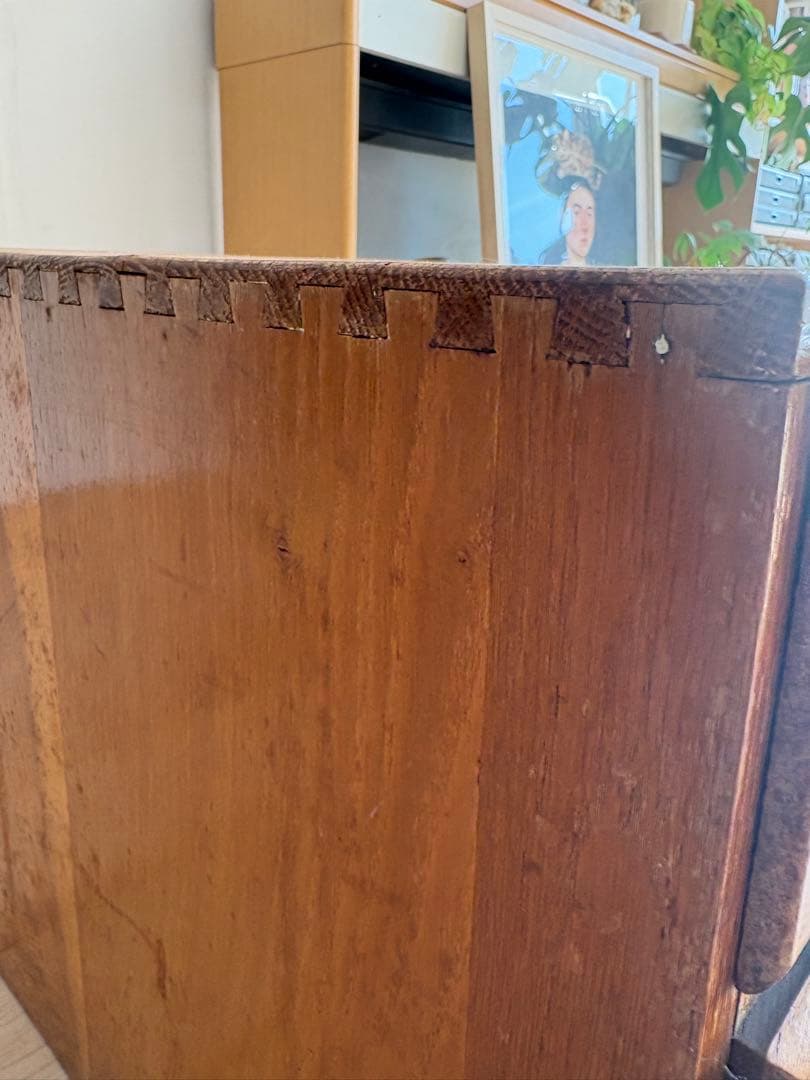 アンティーク 木製6引き出し収納 キャビネット