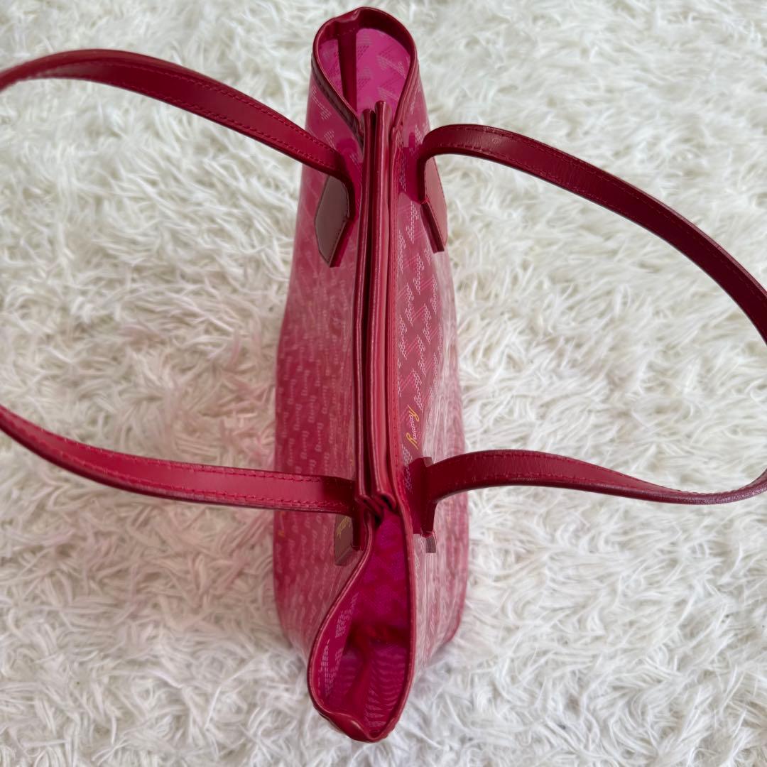 【レザレクション】美品 カートバッグ 総柄 ロゴ クリア ピンク