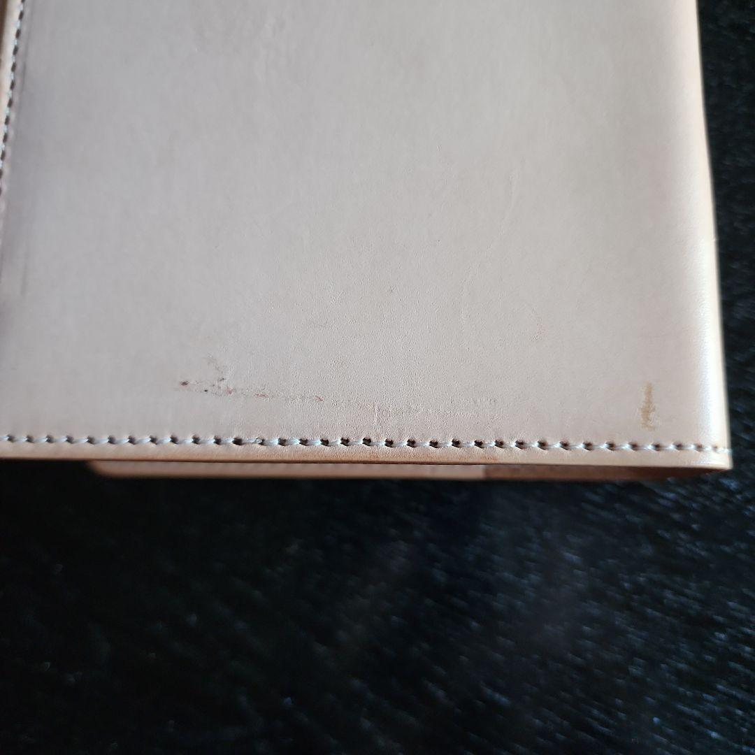 Pent <ペント> ケイシイズ パピルスノートブックカバー ヌメ革　ナチュラル