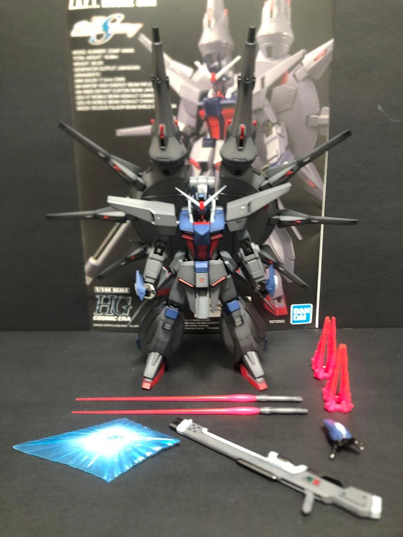 ガンプラ　HG レジェンドガンダム　全塗装完成品　ガンダムSEED バンダイ
