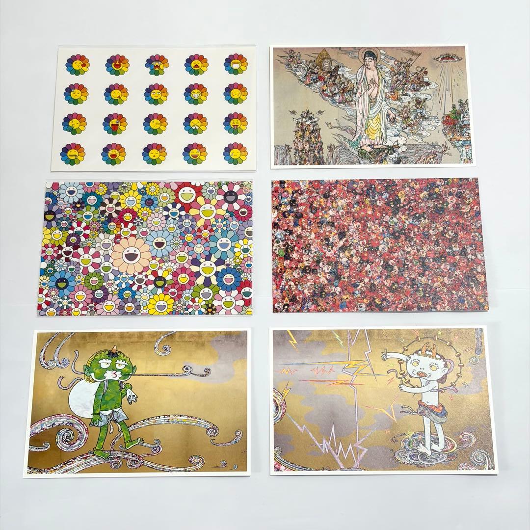 村上隆 もののけ京都 ダイカットアート16枚 ポストカード6枚 合計22枚セット