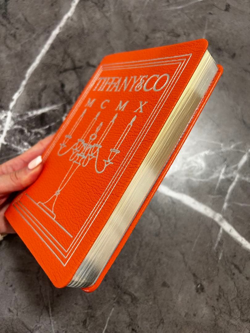 【新品未使用】Tiffany パーソナルエッセンシャルノートブック オレンジ