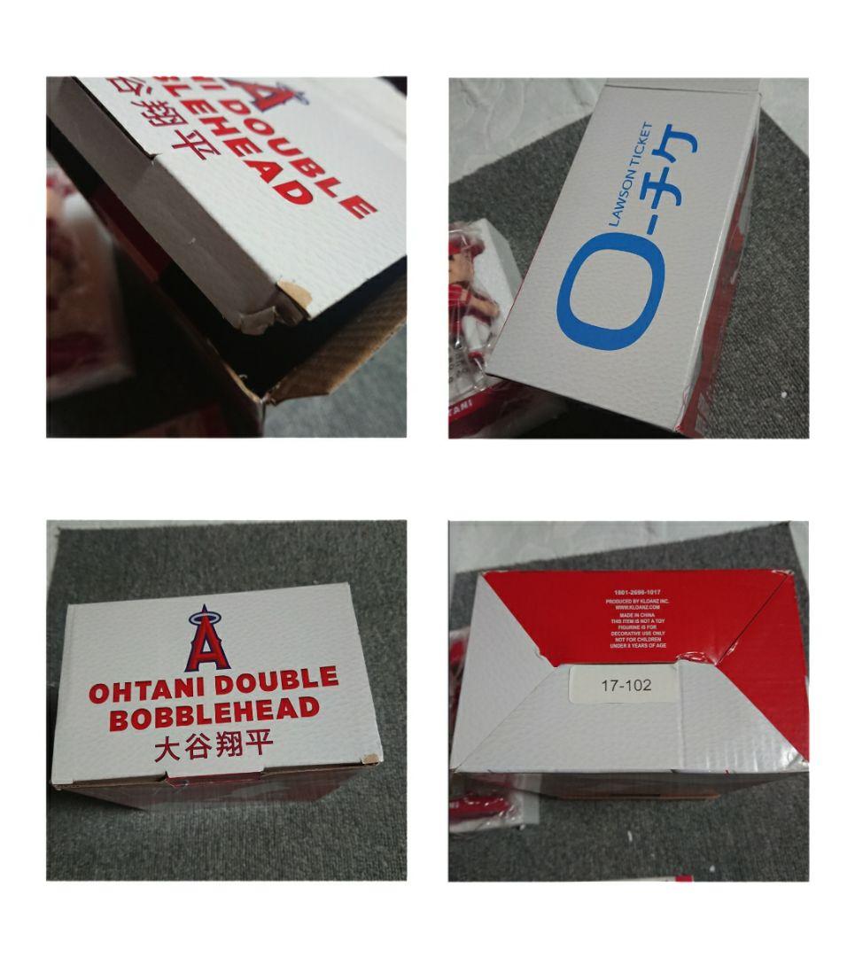 9【チケット付】大谷翔平 二刀流 ダブル・ボブルヘッド フィギュア/首振り人形
