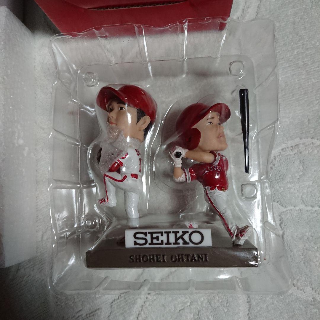 9【チケット付】大谷翔平 二刀流 ダブル・ボブルヘッド フィギュア/首振り人形