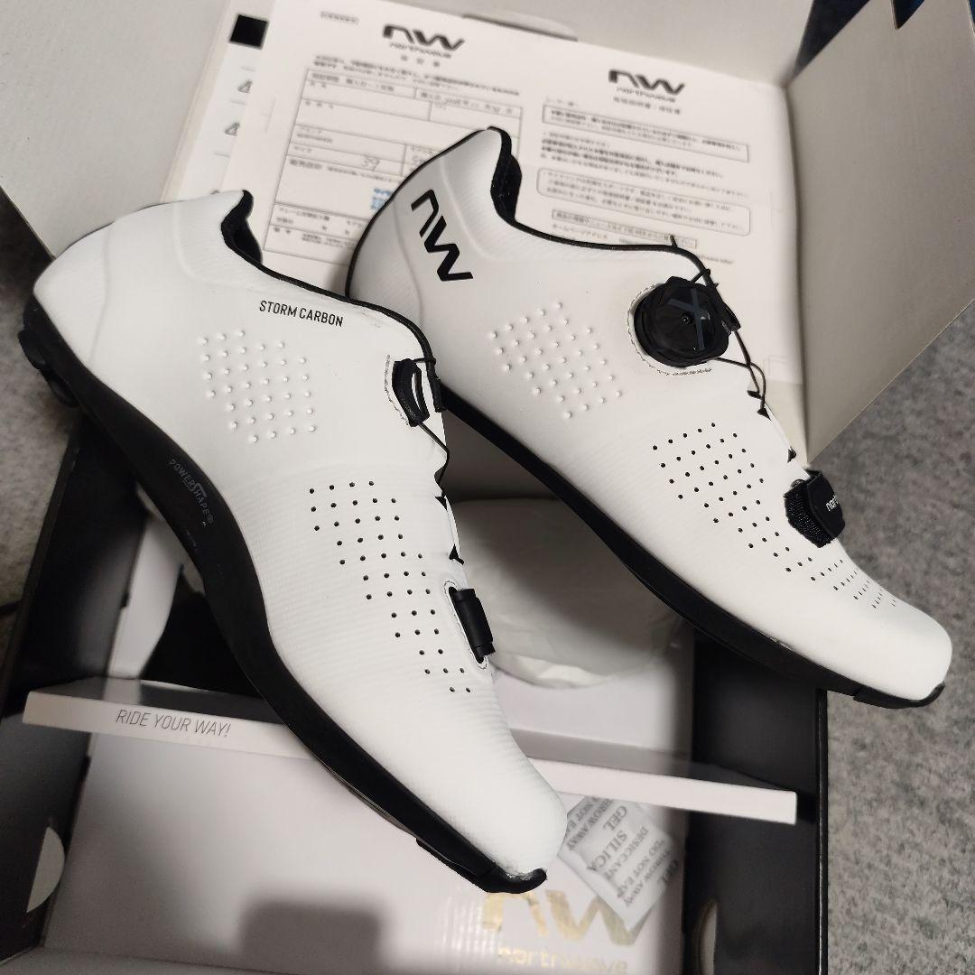 極美品　39.0　ノースウェーブ　Storm Carbon　ロードシューズ