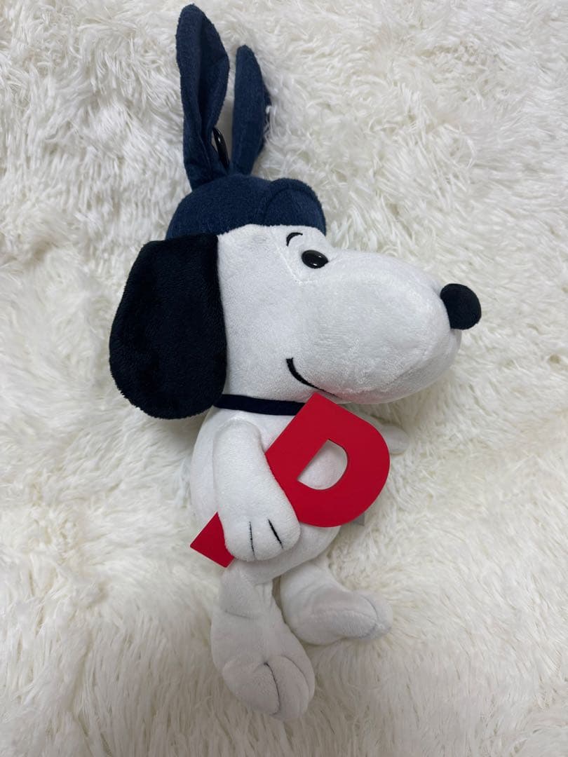 美品⭐️パーリーゲイツ×スヌーピー 耳付きSNOOPYぬいぐるみボールポーチ