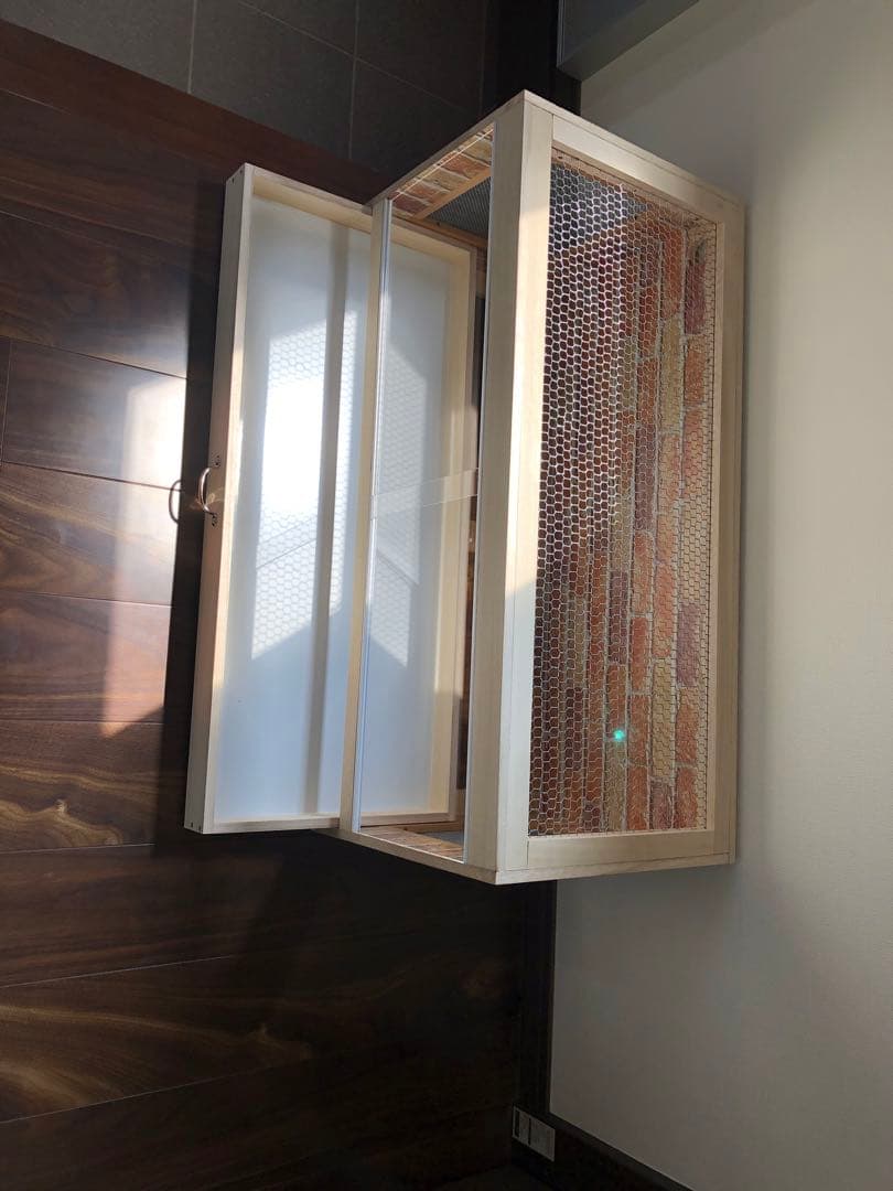 新品　木製ケージ　引出し付　ハリネズミ　ハムスター　小動物　カスタムベースに！